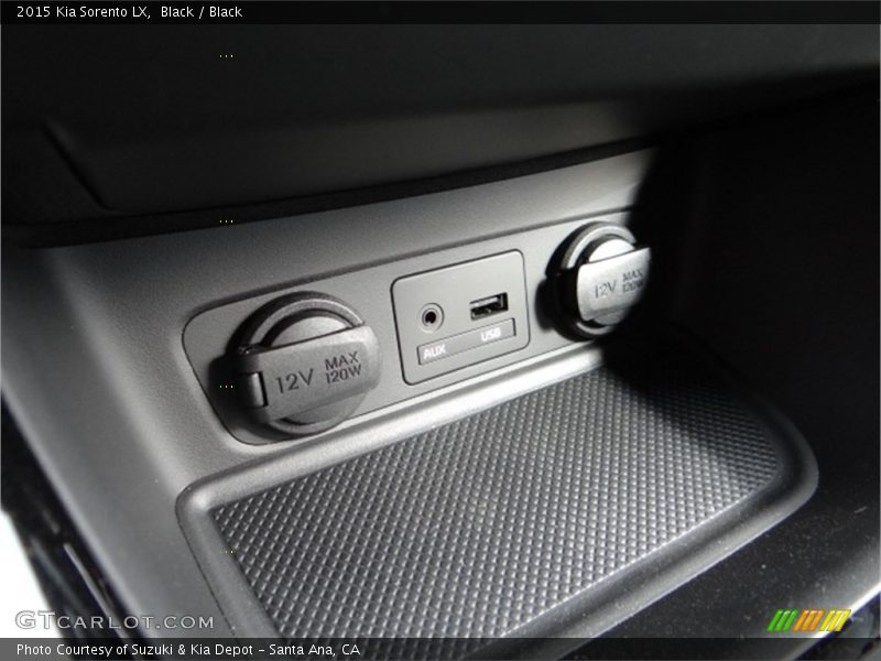 Black / Black 2015 Kia Sorento LX