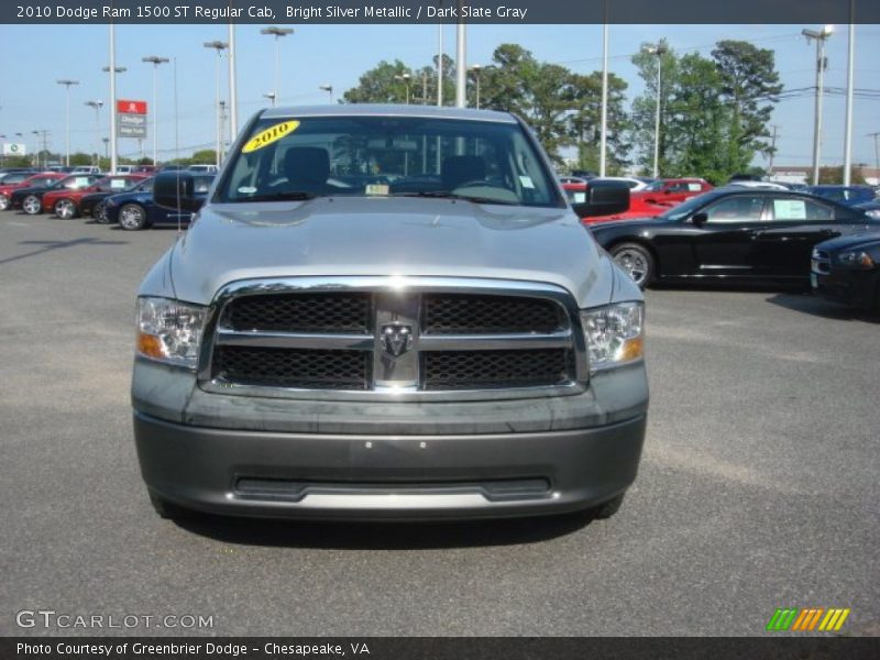 Bright Silver Metallic / Dark Slate Gray 2010 Dodge Ram 1500 ST Regular Cab