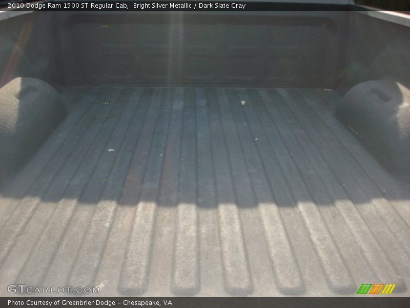 Bright Silver Metallic / Dark Slate Gray 2010 Dodge Ram 1500 ST Regular Cab
