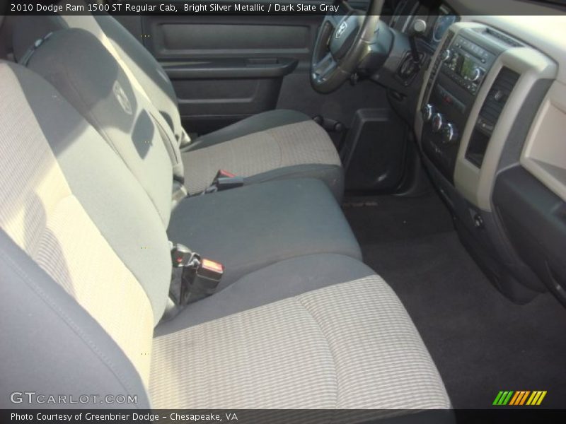 Bright Silver Metallic / Dark Slate Gray 2010 Dodge Ram 1500 ST Regular Cab