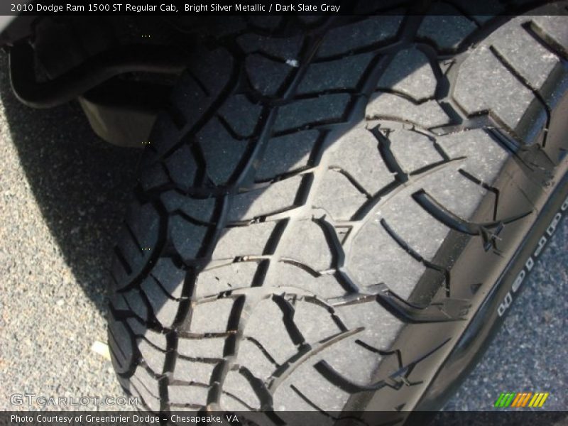 Bright Silver Metallic / Dark Slate Gray 2010 Dodge Ram 1500 ST Regular Cab