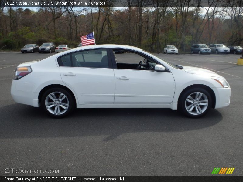 Winter Frost White / Charcoal 2012 Nissan Altima 3.5 SR