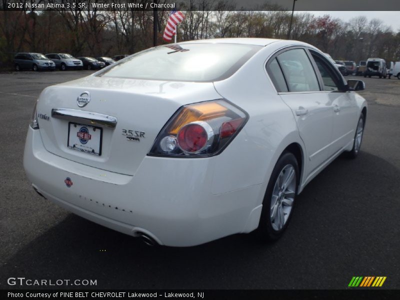 Winter Frost White / Charcoal 2012 Nissan Altima 3.5 SR