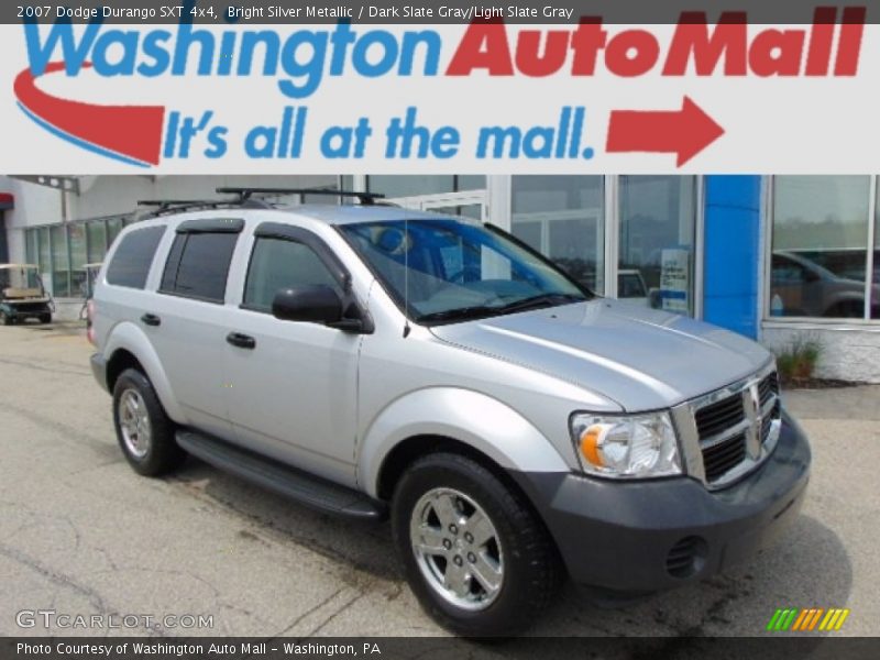 Bright Silver Metallic / Dark Slate Gray/Light Slate Gray 2007 Dodge Durango SXT 4x4