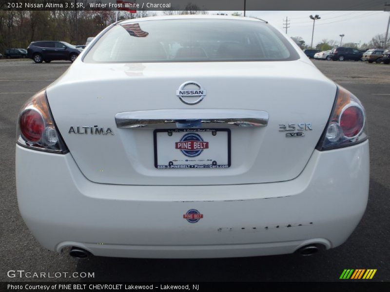 Winter Frost White / Charcoal 2012 Nissan Altima 3.5 SR