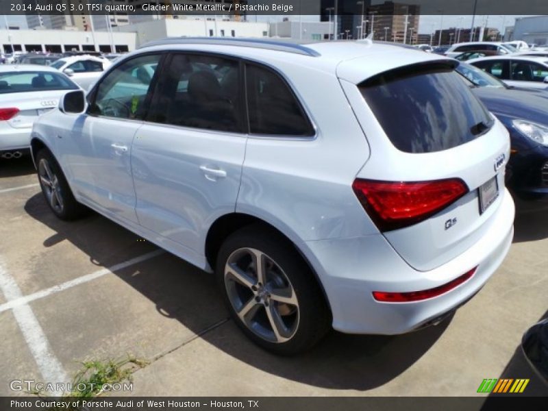 Glacier White Metallic / Pistachio Beige 2014 Audi Q5 3.0 TFSI quattro