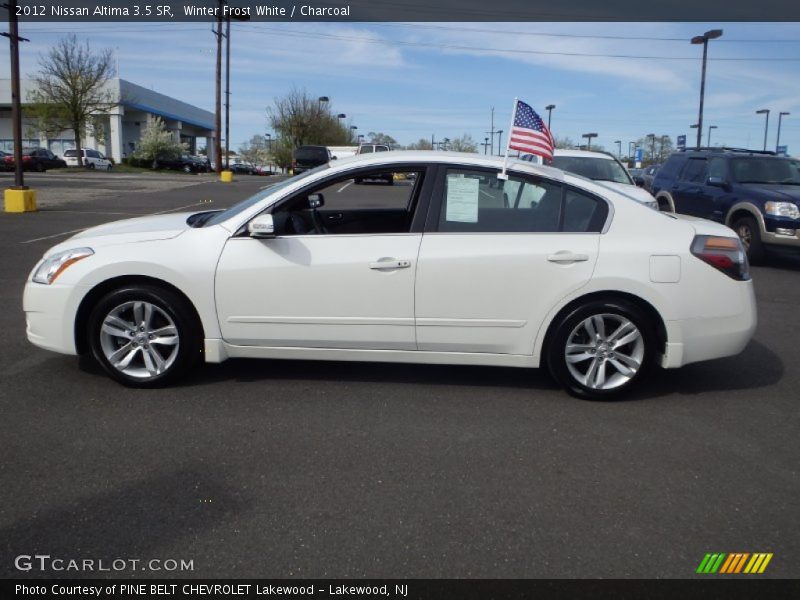 Winter Frost White / Charcoal 2012 Nissan Altima 3.5 SR