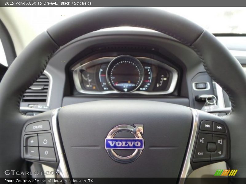 Black / Soft Beige 2015 Volvo XC60 T5 Drive-E