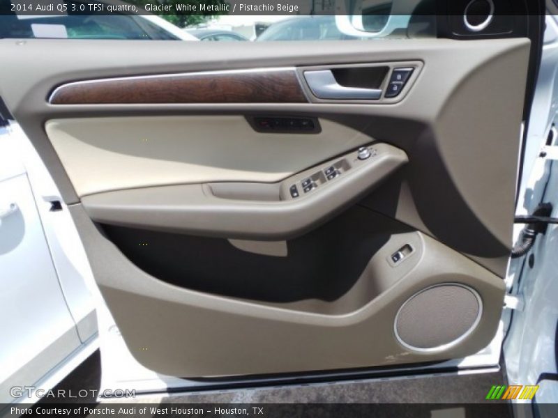 Glacier White Metallic / Pistachio Beige 2014 Audi Q5 3.0 TFSI quattro