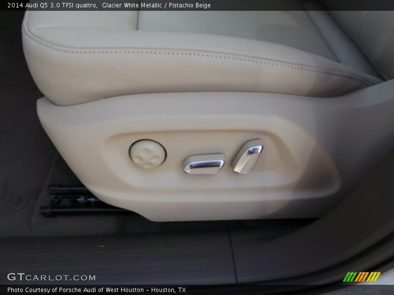Glacier White Metallic / Pistachio Beige 2014 Audi Q5 3.0 TFSI quattro