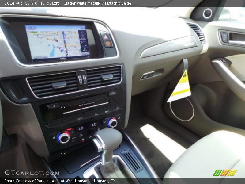 Glacier White Metallic / Pistachio Beige 2014 Audi Q5 3.0 TFSI quattro