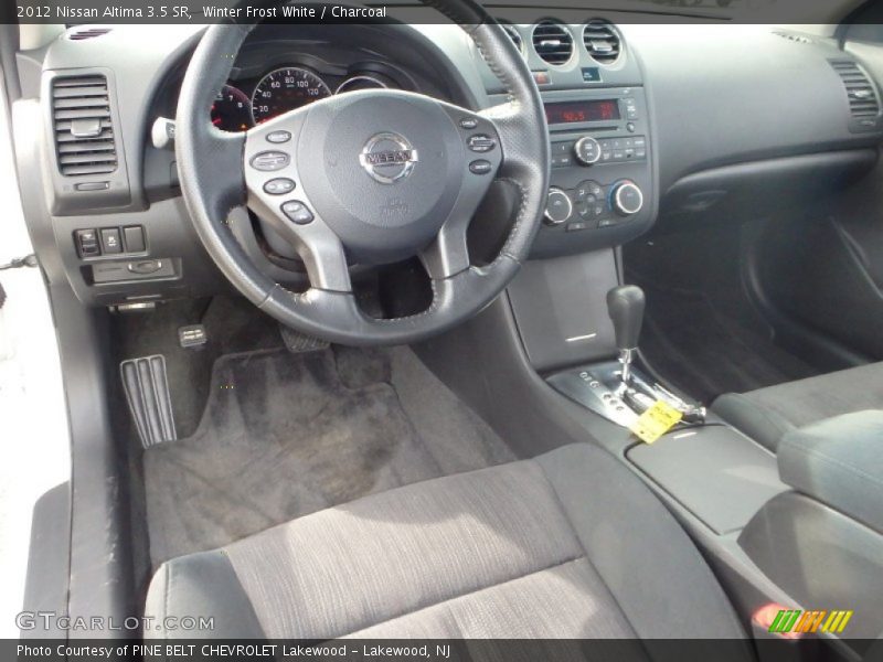 Winter Frost White / Charcoal 2012 Nissan Altima 3.5 SR