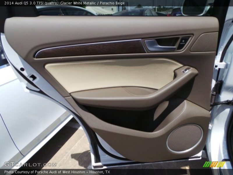 Glacier White Metallic / Pistachio Beige 2014 Audi Q5 3.0 TFSI quattro