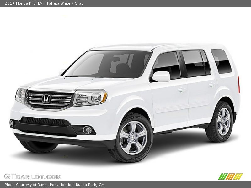 Taffeta White / Gray 2014 Honda Pilot EX