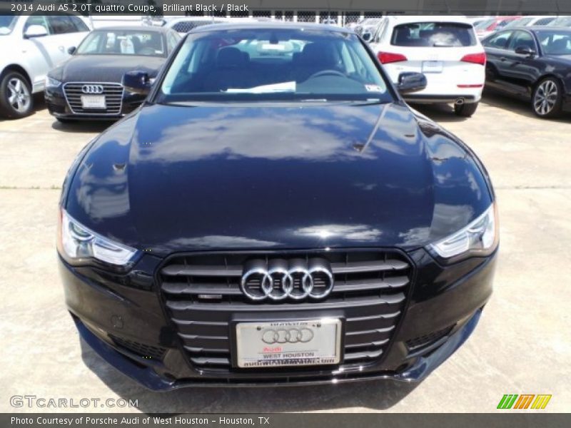 Brilliant Black / Black 2014 Audi A5 2.0T quattro Coupe