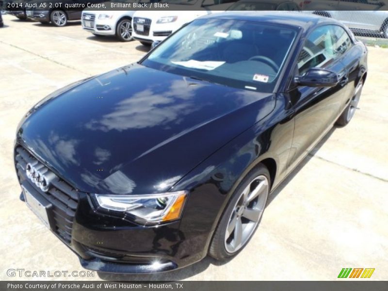 Brilliant Black / Black 2014 Audi A5 2.0T quattro Coupe