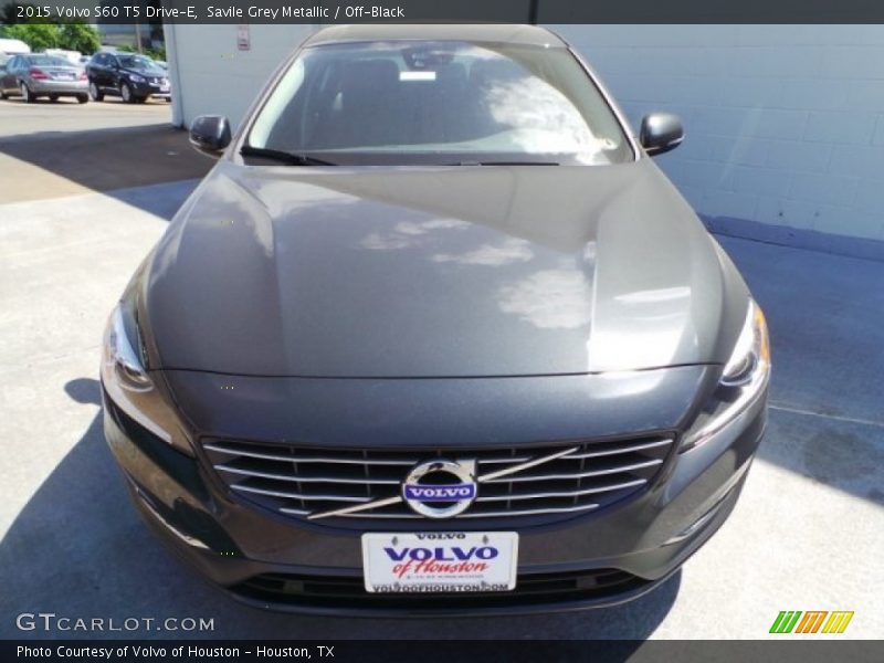 Savile Grey Metallic / Off-Black 2015 Volvo S60 T5 Drive-E