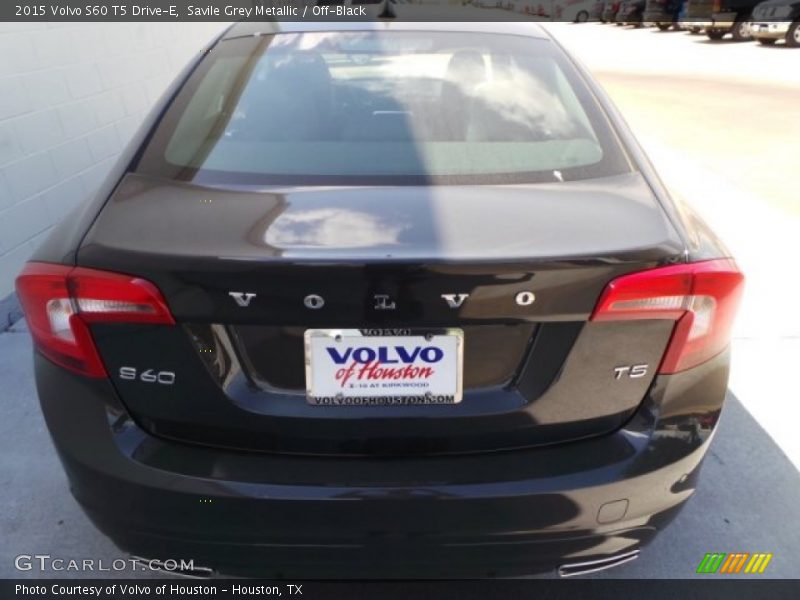Savile Grey Metallic / Off-Black 2015 Volvo S60 T5 Drive-E