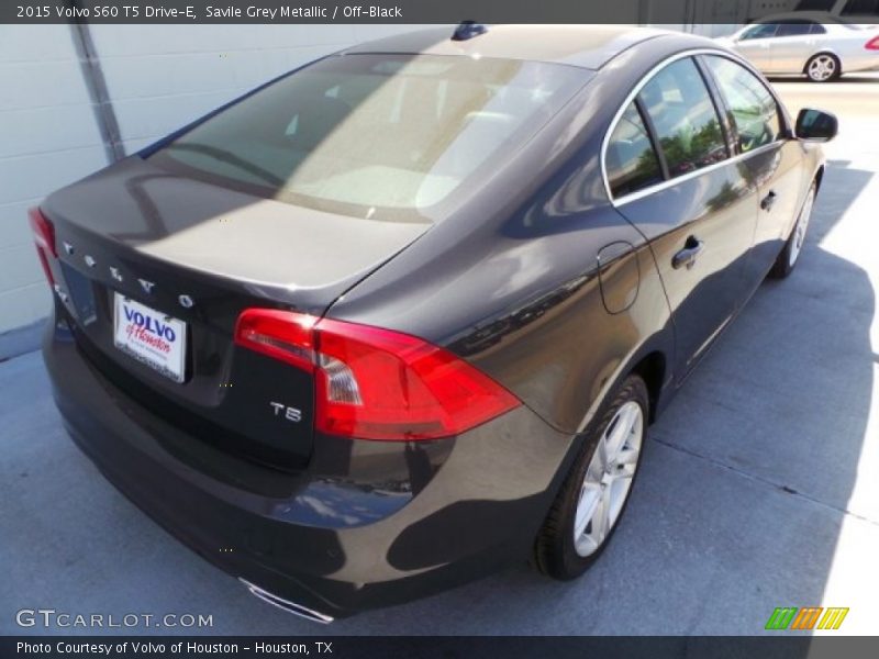 Savile Grey Metallic / Off-Black 2015 Volvo S60 T5 Drive-E