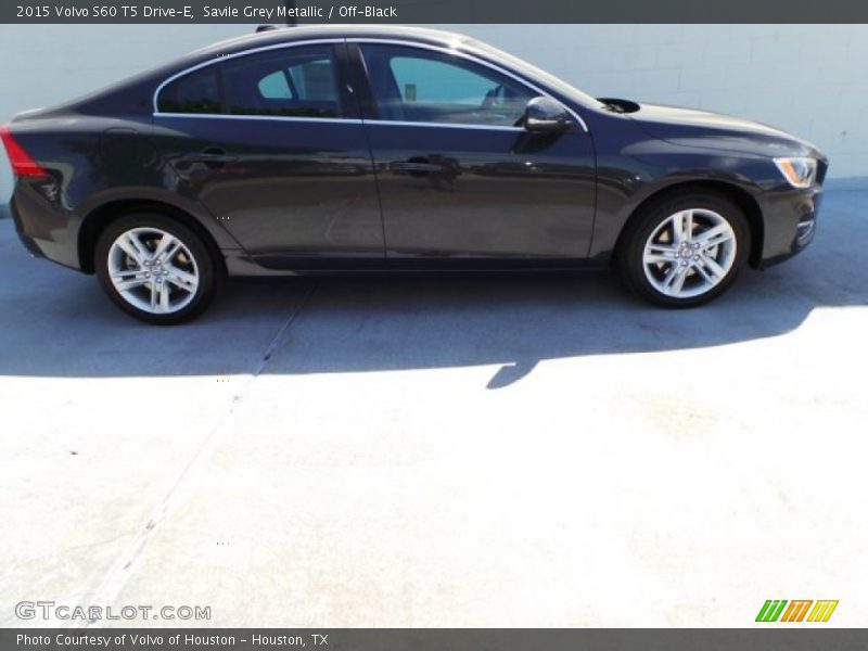 Savile Grey Metallic / Off-Black 2015 Volvo S60 T5 Drive-E