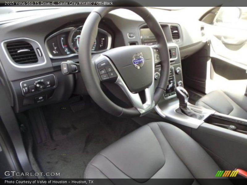 Savile Grey Metallic / Off-Black 2015 Volvo S60 T5 Drive-E