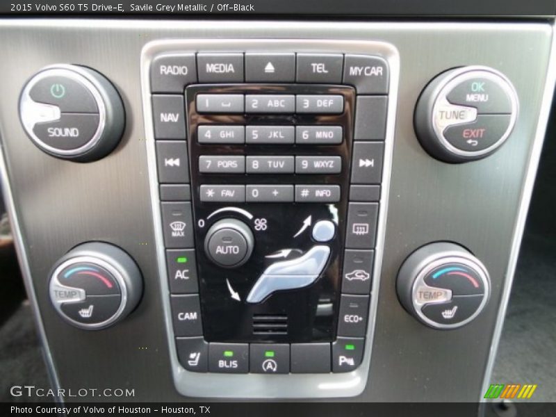 Savile Grey Metallic / Off-Black 2015 Volvo S60 T5 Drive-E