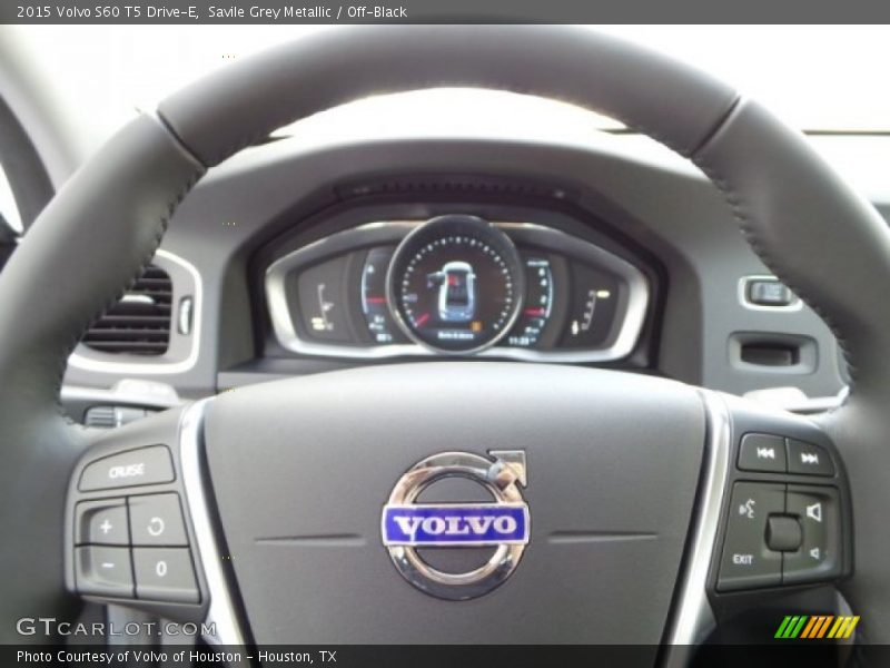 Savile Grey Metallic / Off-Black 2015 Volvo S60 T5 Drive-E