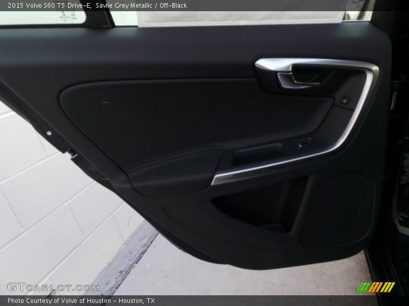 Savile Grey Metallic / Off-Black 2015 Volvo S60 T5 Drive-E