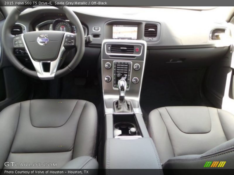 Savile Grey Metallic / Off-Black 2015 Volvo S60 T5 Drive-E