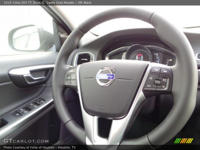 Savile Grey Metallic / Off-Black 2015 Volvo S60 T5 Drive-E