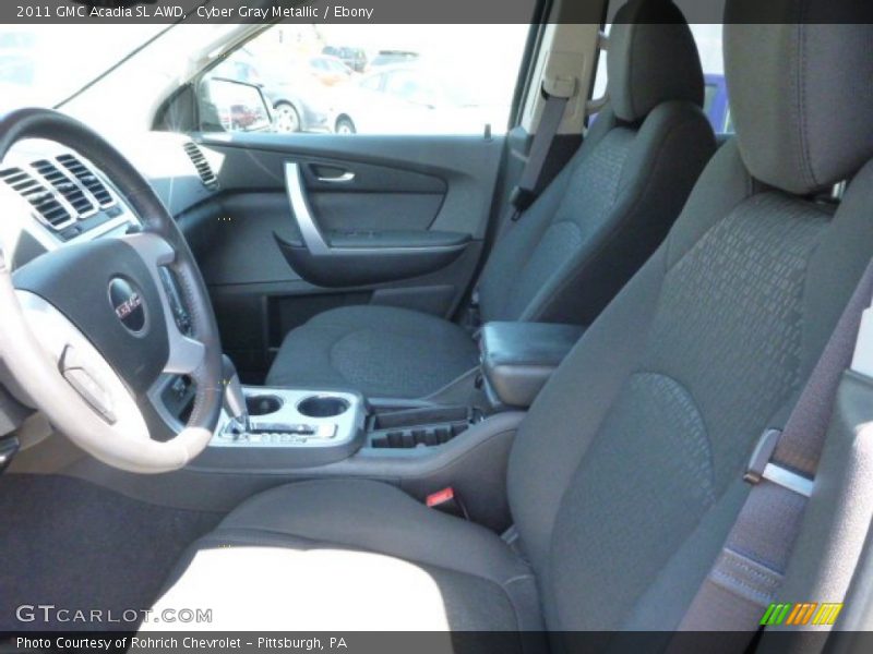Cyber Gray Metallic / Ebony 2011 GMC Acadia SL AWD