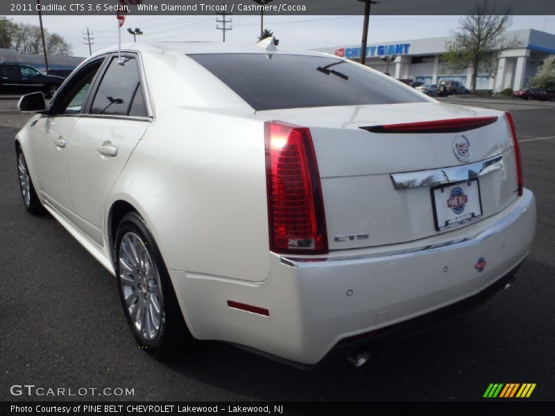 White Diamond Tricoat / Cashmere/Cocoa 2011 Cadillac CTS 3.6 Sedan