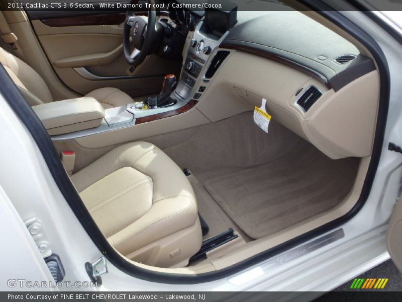 White Diamond Tricoat / Cashmere/Cocoa 2011 Cadillac CTS 3.6 Sedan