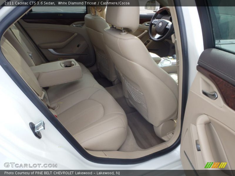 White Diamond Tricoat / Cashmere/Cocoa 2011 Cadillac CTS 3.6 Sedan