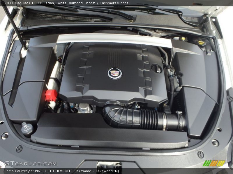 White Diamond Tricoat / Cashmere/Cocoa 2011 Cadillac CTS 3.6 Sedan