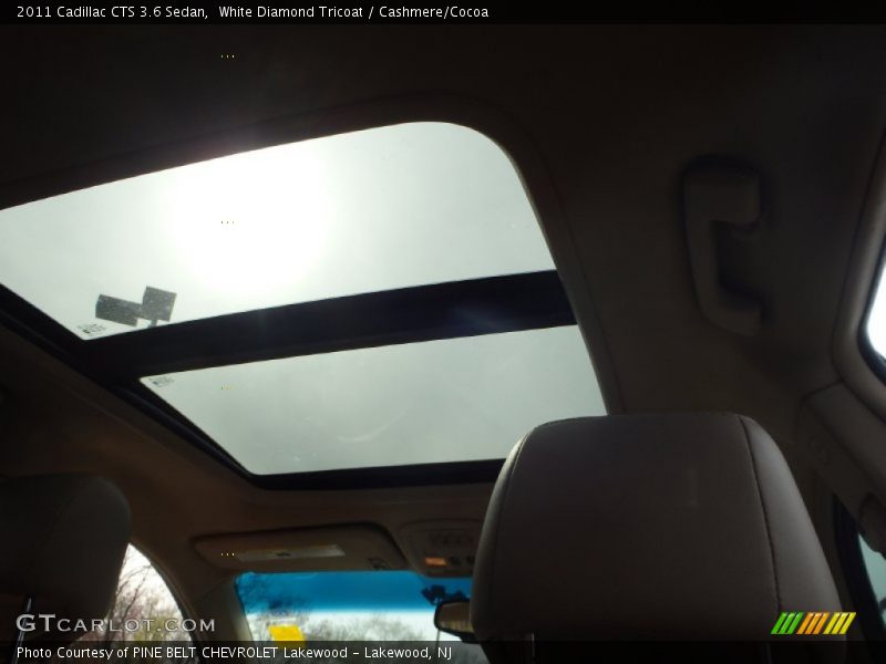 White Diamond Tricoat / Cashmere/Cocoa 2011 Cadillac CTS 3.6 Sedan