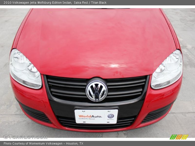 Salsa Red / Titan Black 2010 Volkswagen Jetta Wolfsburg Edition Sedan