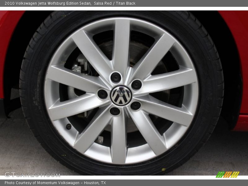 Salsa Red / Titan Black 2010 Volkswagen Jetta Wolfsburg Edition Sedan