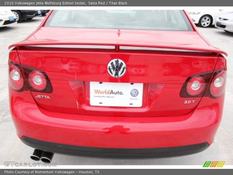 Salsa Red / Titan Black 2010 Volkswagen Jetta Wolfsburg Edition Sedan