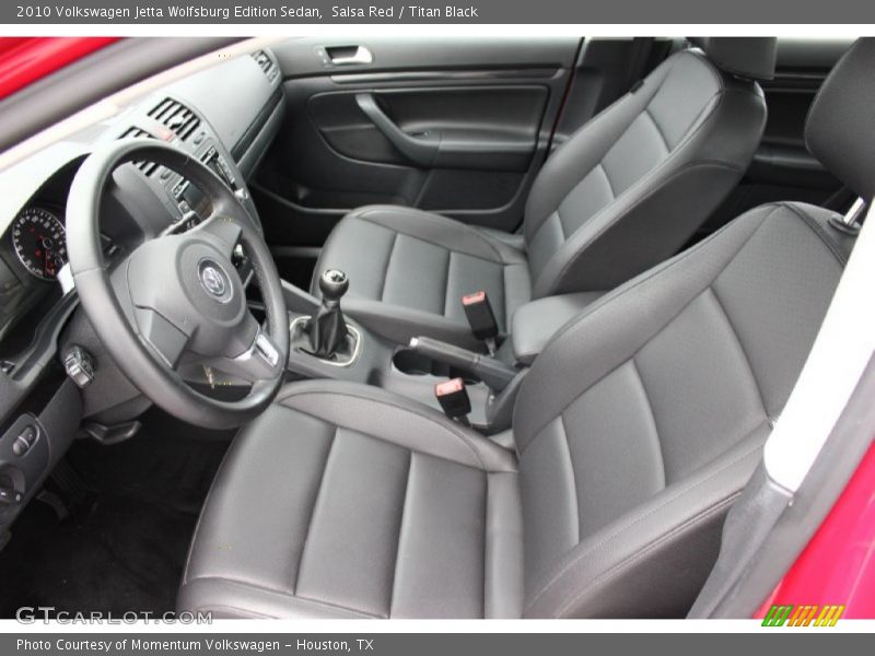 Salsa Red / Titan Black 2010 Volkswagen Jetta Wolfsburg Edition Sedan