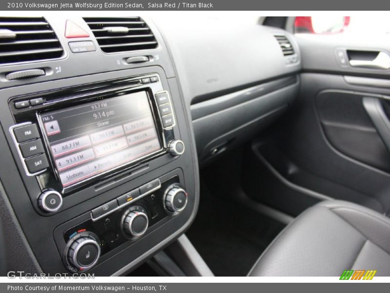 Salsa Red / Titan Black 2010 Volkswagen Jetta Wolfsburg Edition Sedan