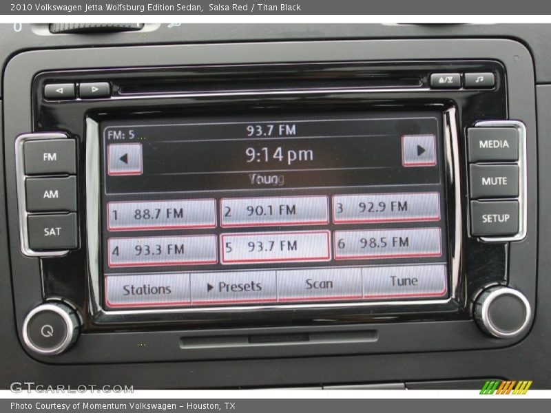 Salsa Red / Titan Black 2010 Volkswagen Jetta Wolfsburg Edition Sedan