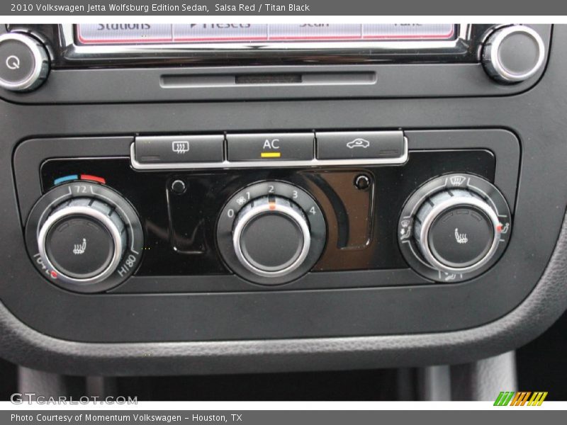 Salsa Red / Titan Black 2010 Volkswagen Jetta Wolfsburg Edition Sedan