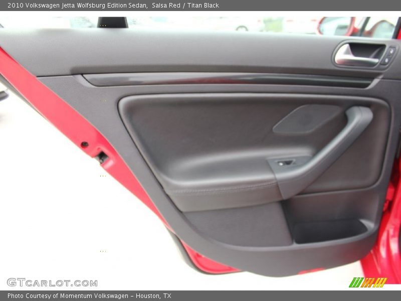 Salsa Red / Titan Black 2010 Volkswagen Jetta Wolfsburg Edition Sedan