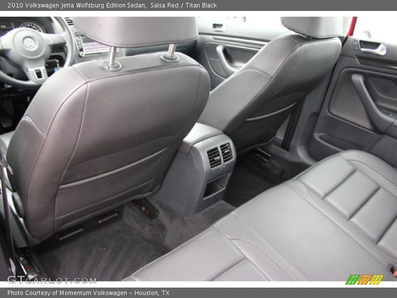 Salsa Red / Titan Black 2010 Volkswagen Jetta Wolfsburg Edition Sedan