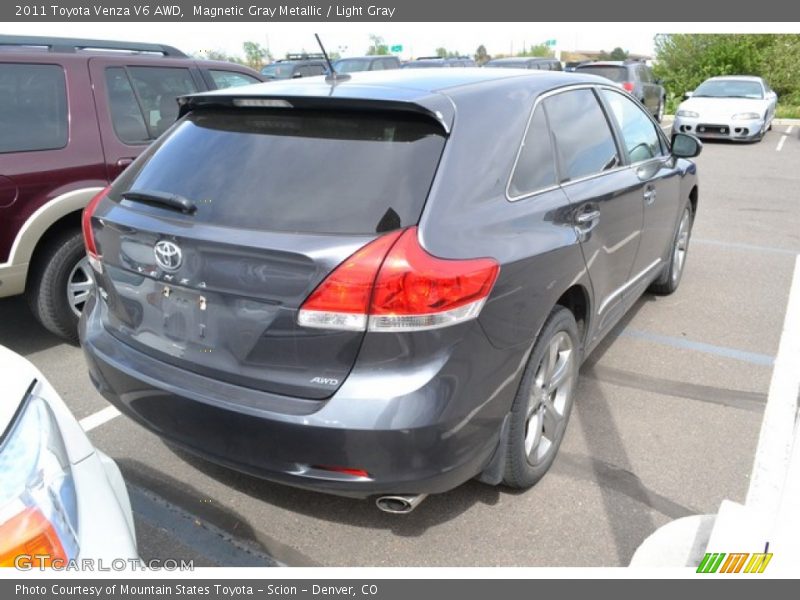 Magnetic Gray Metallic / Light Gray 2011 Toyota Venza V6 AWD