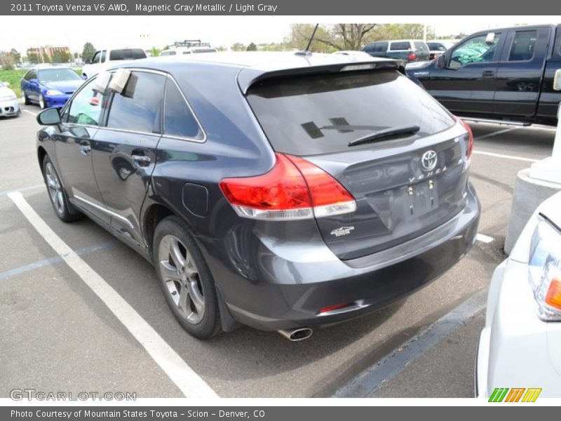 Magnetic Gray Metallic / Light Gray 2011 Toyota Venza V6 AWD