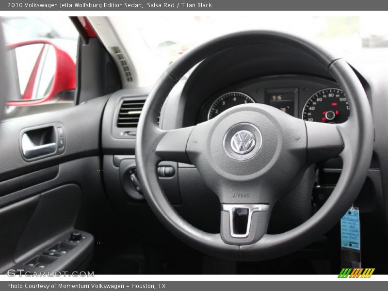 Salsa Red / Titan Black 2010 Volkswagen Jetta Wolfsburg Edition Sedan