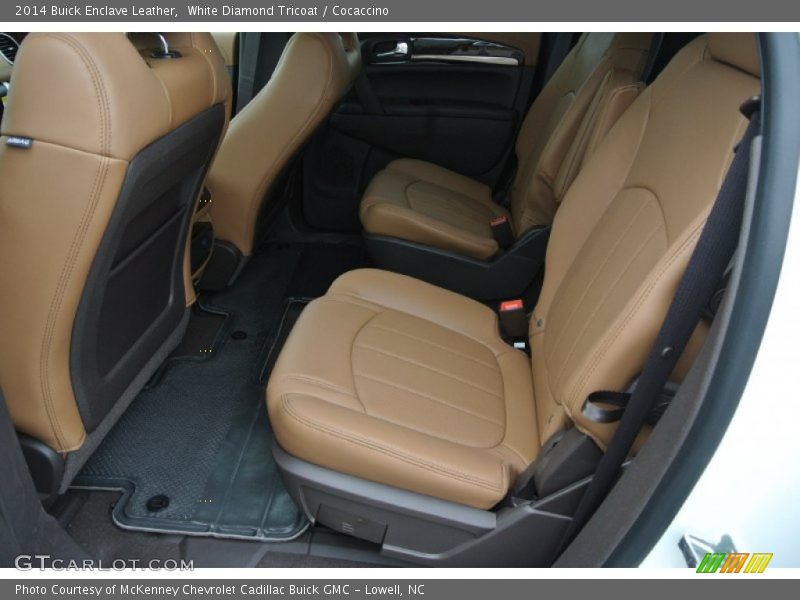 White Diamond Tricoat / Cocaccino 2014 Buick Enclave Leather