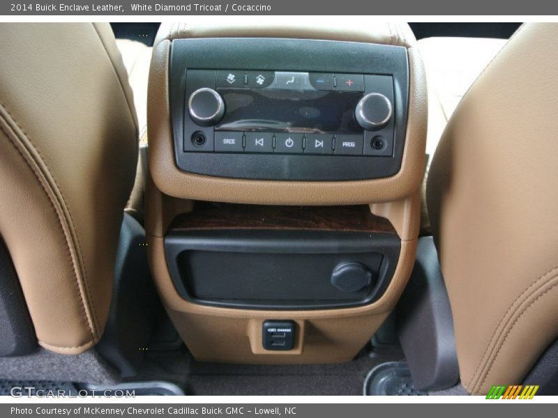 White Diamond Tricoat / Cocaccino 2014 Buick Enclave Leather